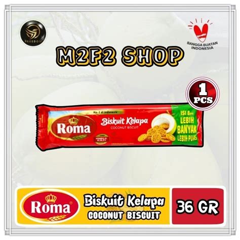 Jual Roma Biskuit Kelapa Coconut Biscuit Sachet Gr Harga Satuan