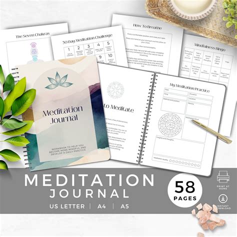 Cute Meditation Workbook