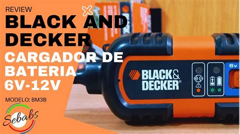 Cargador De Baterias Black And Decker Bm B V V Como Cargar Una