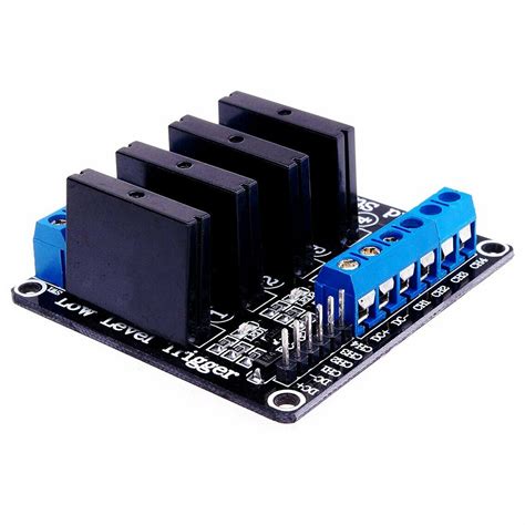 1 2 4 8 Channel Solid State Relay Module SSR Low Level 5V 2A Arduino