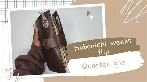 Hobonichi Weeks Flip Through Quarter 1 YouTube