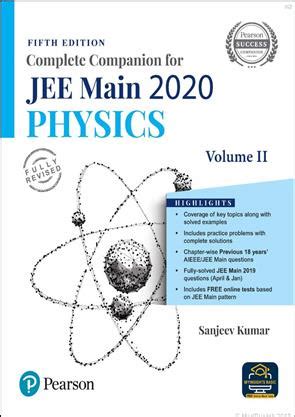 Complete Companion For Jee Main Physics Volume Ii Th Edition