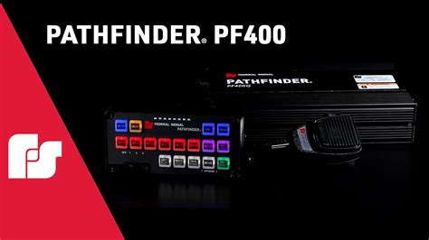 Pathfinder® Pf400 Federal Signal Blake Wilbor Youtube