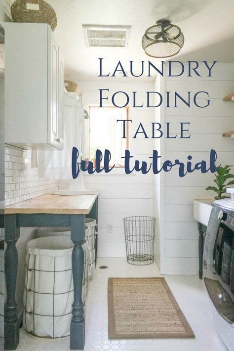 The Perfect Diy Laundry Folding Table Laundry Room Diy Room Storage