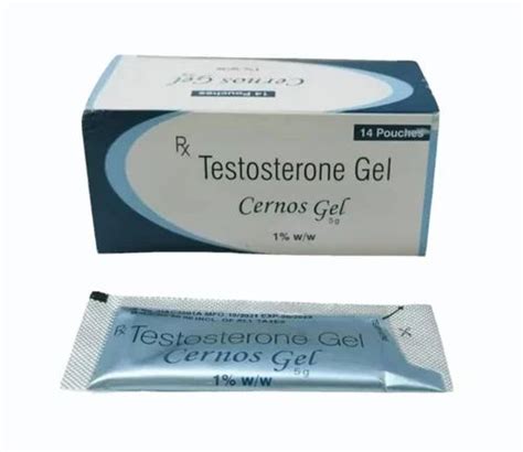 G Testosterone Gel Packaging Size Pouches Dose As Prescribed