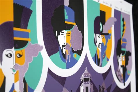 Pepperland Closeup Metallic Print By Tom Whalen Part Of The Official