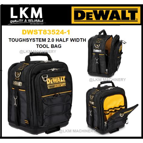 Dewalt Dwst Toughsystem Half Width Tool Bag With Kg Load