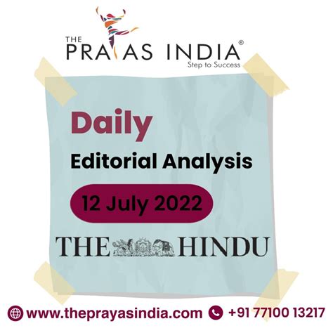 July The Hindu The Prayas India