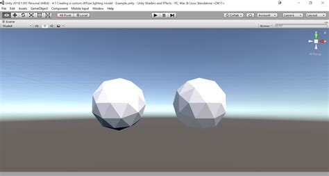 Creating A Custom Diffuse Lighting Model In Unity Tutorial