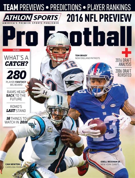 Get Digital Access To Athlon Sports Nfl Season Preview Magazine