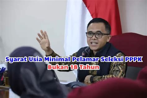 Tidak Seperti Mendaftar PNS Menpan RB Syaratkan Usia Minimal Pelamar