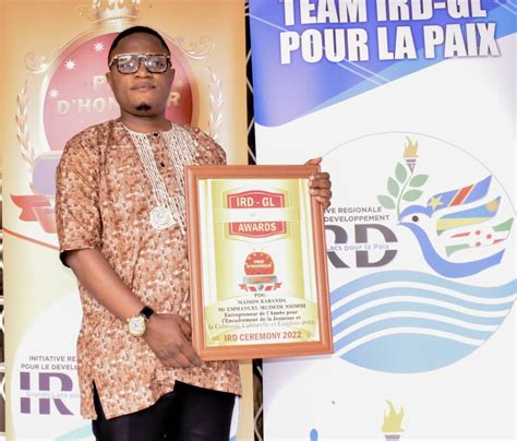 Bukavu Emmanuel Mudede Pdg Kabanda Re Oit Le Prix Entrepreneur De