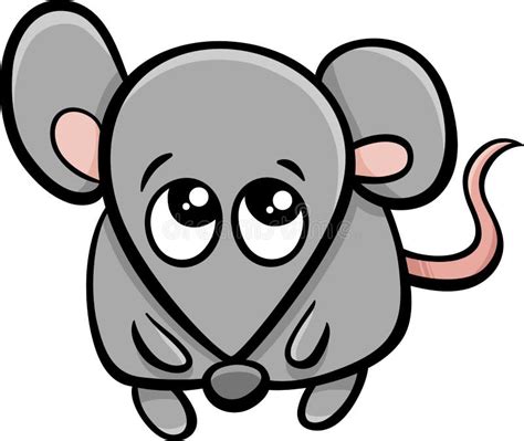 Cute Mouse Cartoon Character Stock Vector Illustration Of Animal