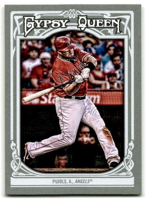 2013 Topps Gypsy Queen Albert Pujols Baseball Cards 20 EBay