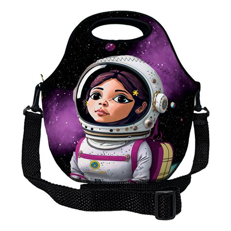 Lancheira Térmica em Neoprene ISOPRENE Garota Astronauta Loja