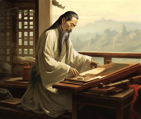 Premium Ai Image Free Photo A Master Of The World Playing The Guqin