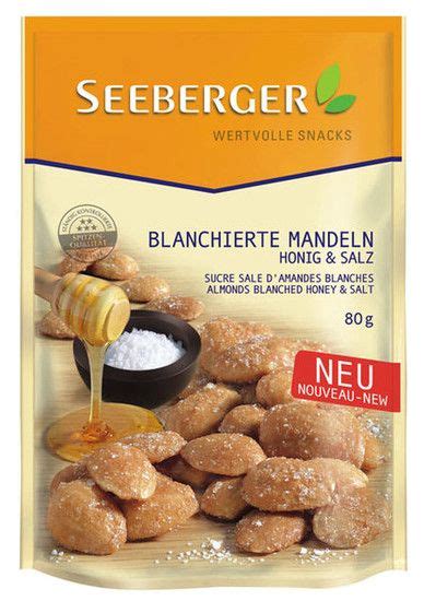 Seeberger Blanchierte Mandeln Honig Salz