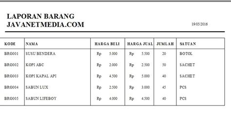 Cara Membuat Laporan Crystal Report Database Mysql Berkah Coding