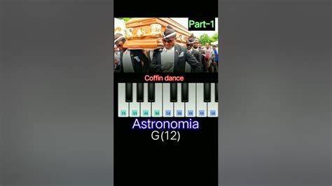 Astronomia Coffin Dance On Piano Easy Tutorial Piano Coffindance