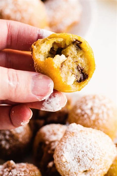 Deep Fried Cookie Dough Balls Ashlee Marie Real Fun With Real Food