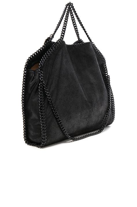 Stella McCartney Falabella Black Chain Tote In Black FWRD