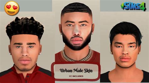 Urban Male DUMP #3 💪🏽- MALE SKINS + SIMS DOWNLOAD & CC LINKS‼️| Sims 4 ...