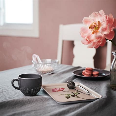 Strimmig 스트림미그 컵 사기 도자기제 그레이 36 Cl Ikea