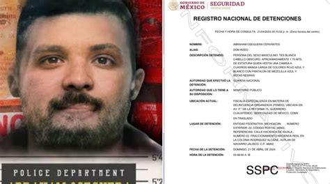 Guardia Nacional Aprehende A Abraham Oseguera Hermano De El Mencho