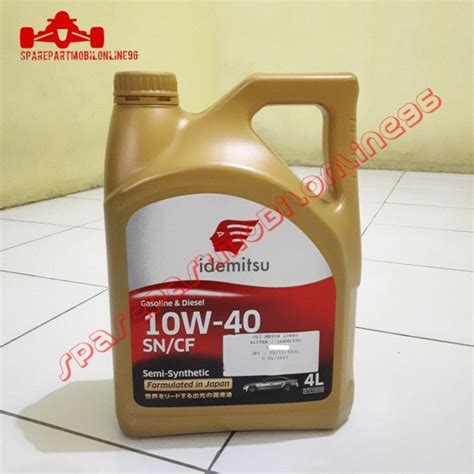 Oli Mesin Idemitsu W Galon Liter Lazada Indonesia