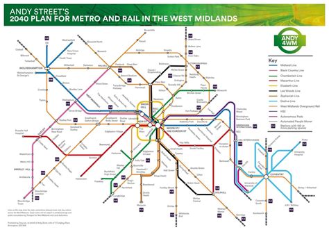 Mayor Andy Street S Birmingham Transport Map A Joint Council