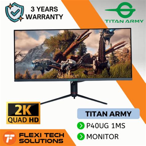 TITAN ARMY 40 Inch IPS Ultrawide WQHD 2K 144Hz 1ms HDR Gaming Monitor