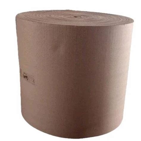 Plain Brown 2 Ply Corrugated Paper Roll For Packaging Boxes GSM 180