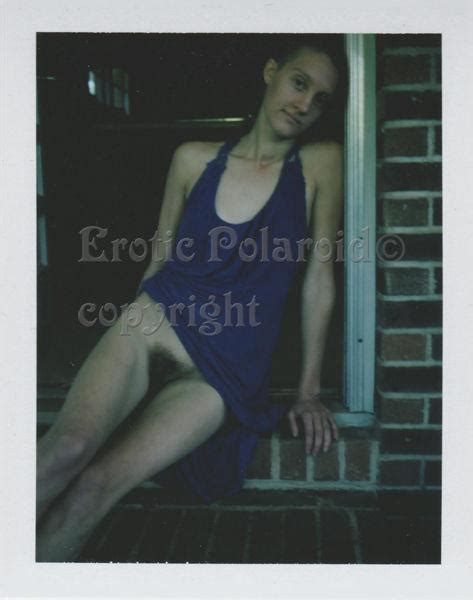New Original Fine Art Retro Nude Polaroid On Fuji Instant Film