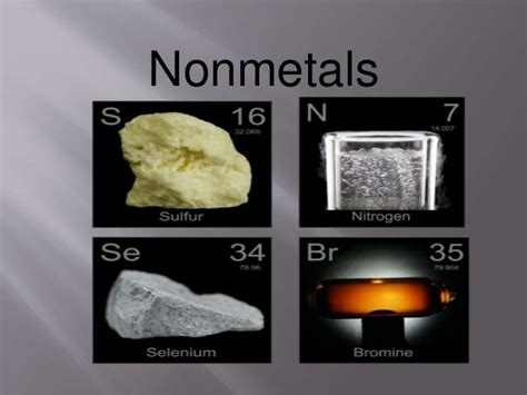 Properties of metals and non metals