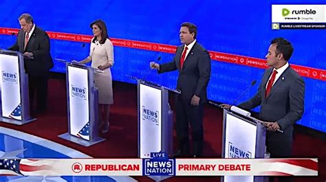 Watch Video Republicans Square Off In Th Presidential Debate