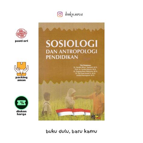 Buku Sosiologi Dan Antropologi Pendidikan Lazada Indonesia