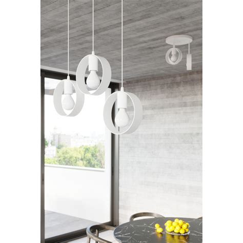 Lampa sufitowa TITRAN 3 biała 3x60W E27 SL 1136 oświetlenie