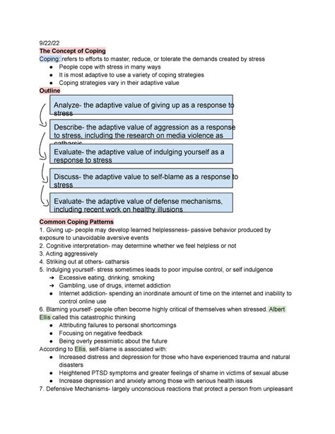 Chapter 4 Coping Processes 9 22 The Concept Of Coping Coping