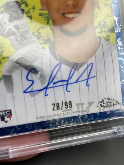 Topps Chrome Platinum Anniversary Autographs Platinum Toile