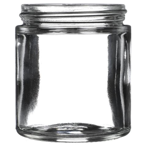 4 Oz Clear Glass Straight Sided Jar 58 400 Neck Finish Round Base Tricorbraun Canada