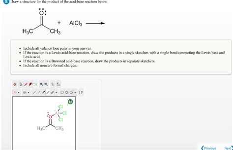 Solved Draw Structure Of Product Of Acid Base Reaction I