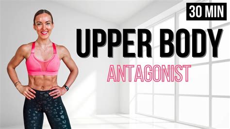 ⚡️ 30 Min Total Upper Body Workout With Dumbbells Antagonist