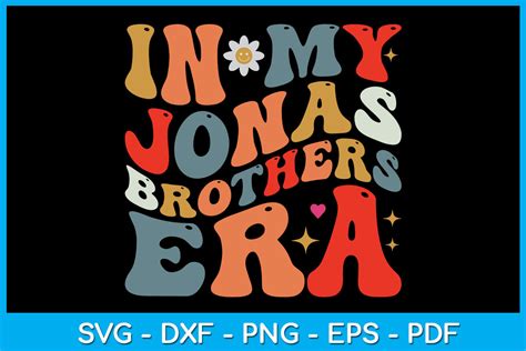 Retro Wavy In My Jonas Brothers Era SVG Graphic By TrendyCreative