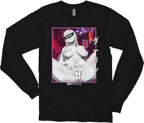 Long Sleeve Anime Tee With Ahegao Waifu Design South Africa Ubuy