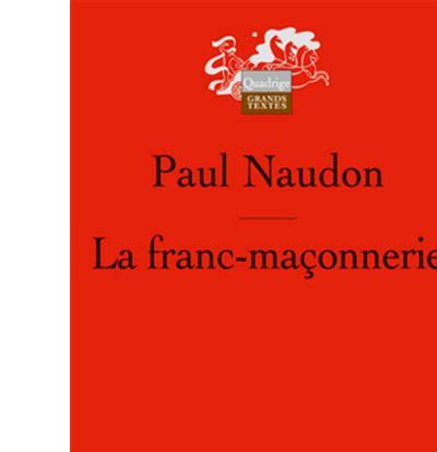 La Franc Ma Onnerie Broch Paul Naudon Achat Livre Ou Ebook Fnac