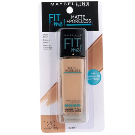 Maybelline Fit Me 120 Classic Ivory Matte And Poreless Foundation Nz