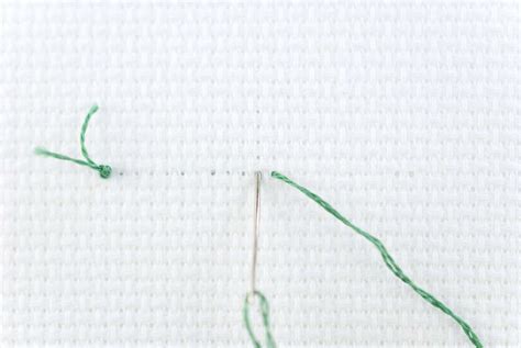 A First Lesson On Back Stitching