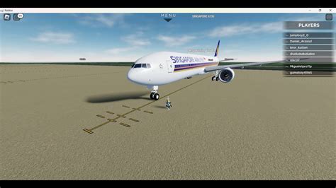 Roblox Project Flight Singapore Airlines Boeing 777 From Gran Canaria To London Gatwick