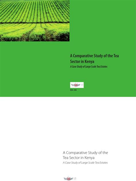 A Comparative Study Of The Tea Sector In Kenya Pdf Kenya Sexual