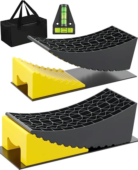 Rv Leveling Blocks Ramp Kit Packs Camper Leveler System For Travel